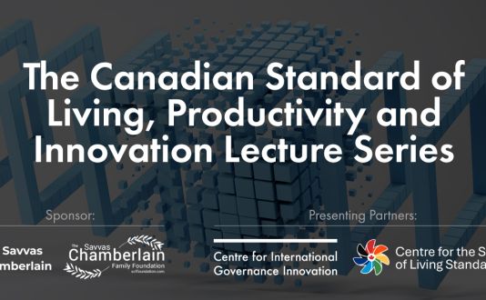 Canadian Productivity Lecture Series Aims to Address Declining Standard of Living